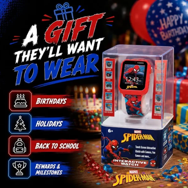 b07rnyc69s_5_webp.webp RELOJ INTELIGENTE INFANTIL MARVEL SPIDER-MAN SPD4588AZ