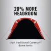 TIENDA DE CAMPAÑA COLEMAN SKYDOME 4 PERSONAS BLACKBERRY