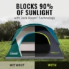 TIENDA DE CAMPAÑA COLEMAN SKYDOME DARK ROOM PFAS FREE 4 PERSONAS