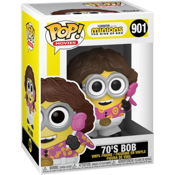 FUNKO POP! MINIONS EL ORIGEN DE GRU BOB AÑOS 70
