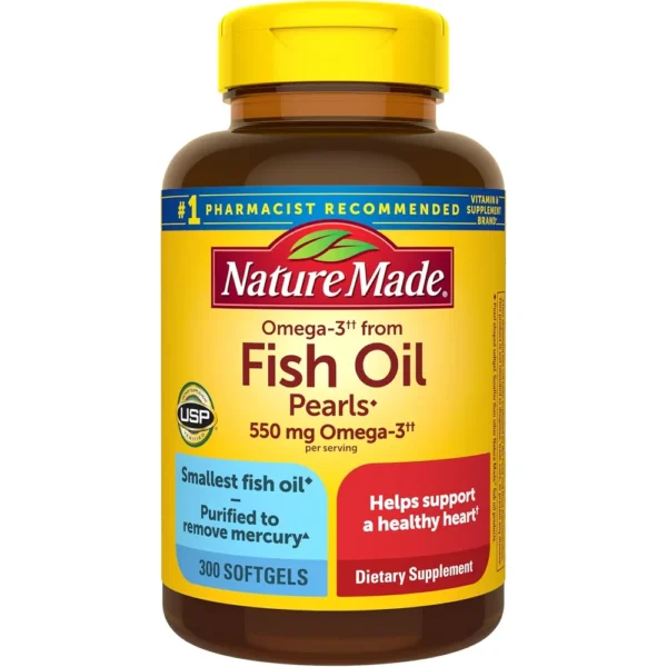 NATURE MADE OMEGA 3 FISH OIL 550 MG | 300 UND