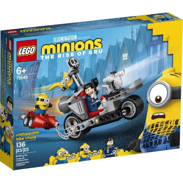 LEGO MINIONS PERSECUCIÓN IMPARABLE EN MOTO 75549