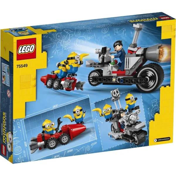 LEGO MINIONS PERSECUCIÓN IMPARABLE EN MOTO 75549