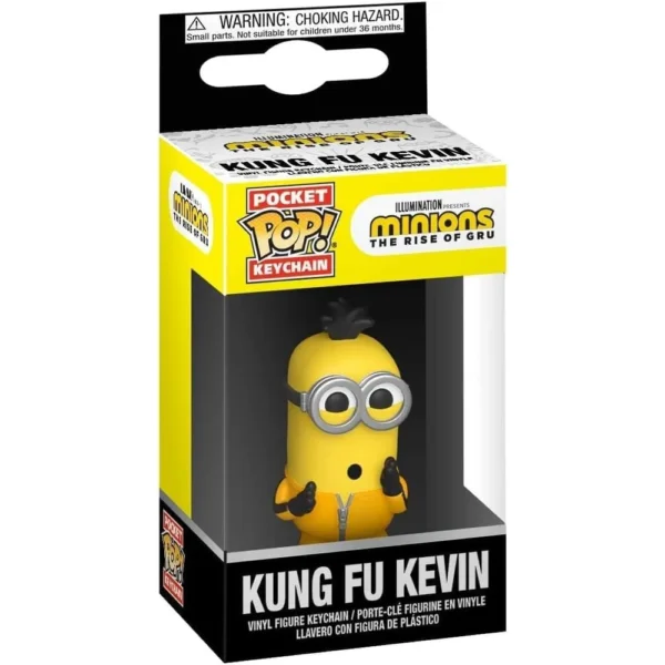 FUNKO POP! LLAVERO MINIONS EL ORIGEN DE GRU KEVIN KUNG FU