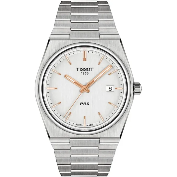 RELOJ TISSOT PRX CUARZO PARA HOMBRE WHITE