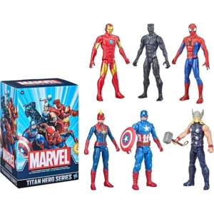 FIGURAS DE ACCIÓN MARVEL TITAN HERO 30 CM | PACK 6