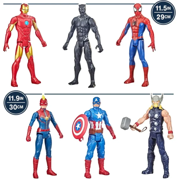 b08tqb3cdz_1_webp.webp FIGURAS DE ACCIÓN MARVEL TITAN HERO 30 CM | PACK 6