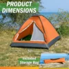 TIENDA DE CAMPAÑA WAKEMAN OUTDOORS ORANGE 2 PERSONAS