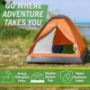 TIENDA DE CAMPAÑA WAKEMAN OUTDOORS ORANGE 2 PERSONAS