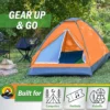 TIENDA DE CAMPAÑA WAKEMAN OUTDOORS ORANGE 2 PERSONAS