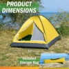 TIENDA DE CAMPAÑA WAKEMAN OUTDOORS YELLOW 2 PERSONAS