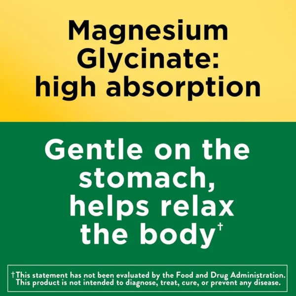 NATURE MADE MAGNESIO GLICINATO 200 MG | 60 UND