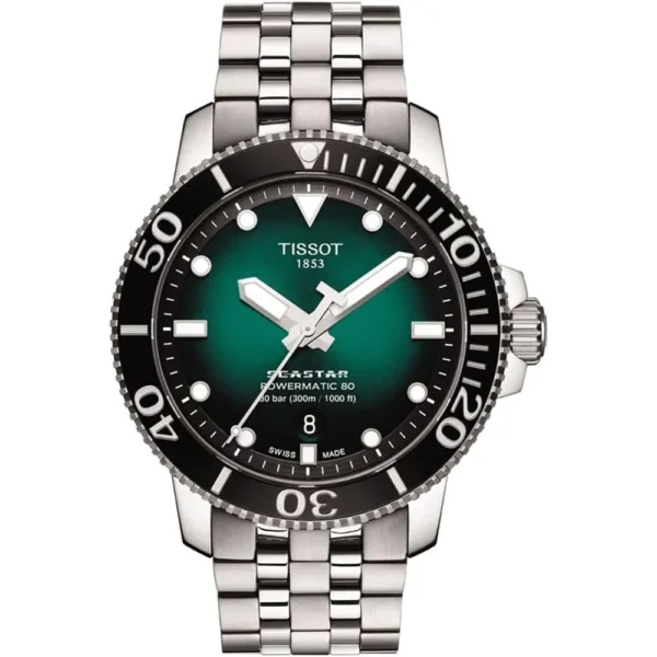 RELOJ TISSOT SEASTAR GTS AUTOMÁTICO PARA HOMBRE VERDE