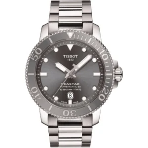 RELOJ TISSOT SEASTAR 1000 POWERMATIC 80 PARA HOMBRE SILVER