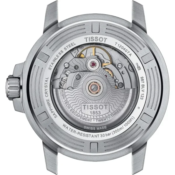 RELOJ TISSOT SEASTAR 1000 POWERMATIC 80 PARA HOMBRE SILVER