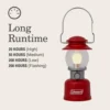LINTERNA LED CLÁSICA COLEMAN 500 LÚMENES ROJO