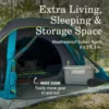 TIENDA DE CAMPAÑA COLEMAN SKYDOME DARK ROOM CON PORCHE 4 PERSONAS