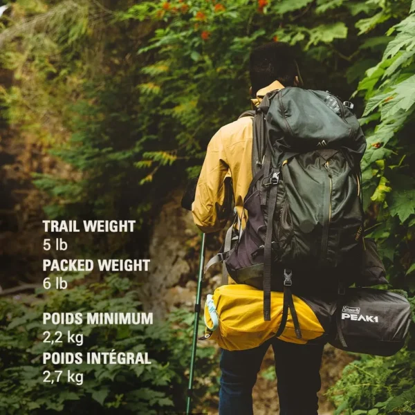 TIENDA DE CAMPAÑA COLEMAN PEAK1 PREMIUM 2 PERSONAS
