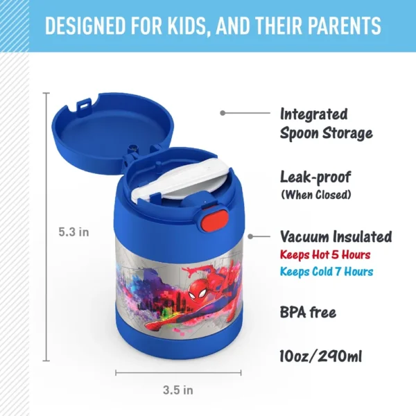 b09jf7d1yy_1_webp.webp TERMO TÉRMICO THERMOS FUNTAINER SPIDER-MAN 10 OZ / 295 ML