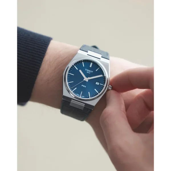 RELOJ TISSOT PRX CUARZO PARA HOMBRE AZUL