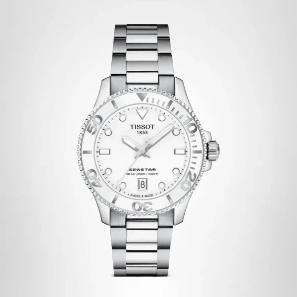 RELOJ TISSOT SEASTAR 1000 CUARZO PARA UNISEX SILVER