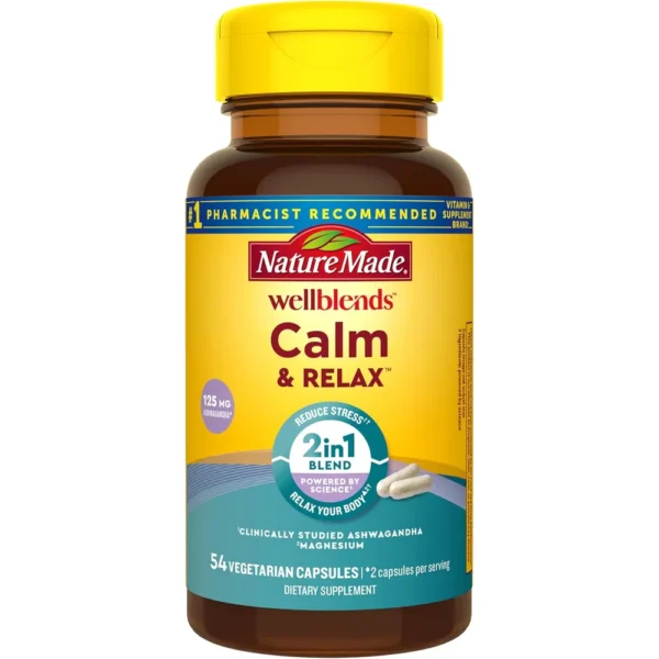 b09sr847nc_0_webp.webp NATURE MADE WELLBLENDS CALM & RELAX | 54 UND