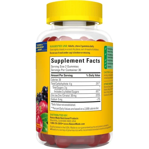 b09srcw64v_7_webp.webp NATURE MADE ZINC 30 MG | 60 GOMITAS