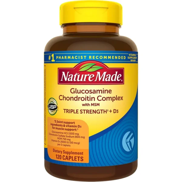 NATURE MADE GLUCOSAMINA + CONDROITINA + MSM | 120 UND