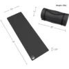 PACK 2 COLCHONETA DE ESPUMA WAKEMAN OUTDOORS NEGRA