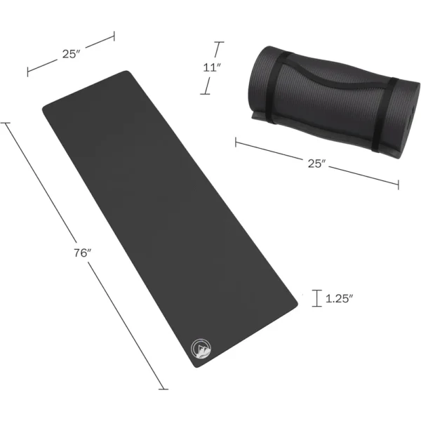 PACK 2 COLCHONETA DE ESPUMA WAKEMAN OUTDOORS NEGRA