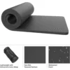 PACK 2 COLCHONETA DE ESPUMA WAKEMAN OUTDOORS NEGRA