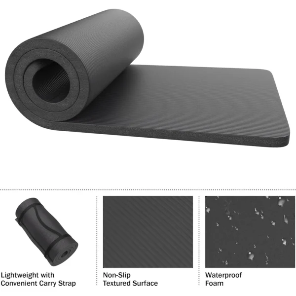 PACK 2 COLCHONETA DE ESPUMA WAKEMAN OUTDOORS NEGRA