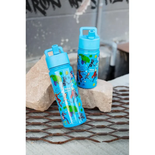 BOTELLA MARVEL AVENGERS SUMMIT HÉROES DE LOS VENGADORES 14 OZ / 414 ML