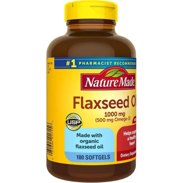 NATURE MADE PACK 2 ACEITE DE LINAZA 1000 MG | 180 UND C/U