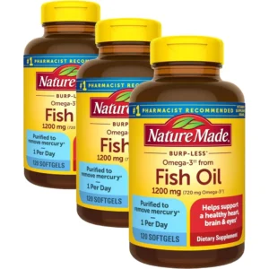 NATURE MADE PACK 3 ACEITE DE PESCADO 1200 MG | 120 UND C/U