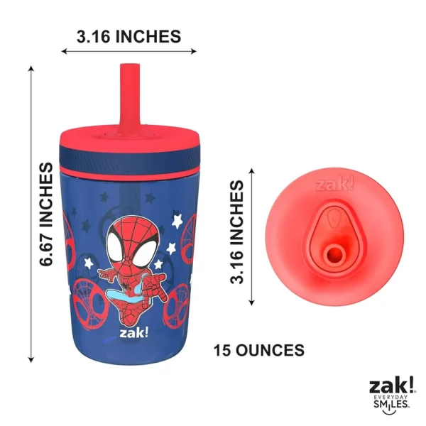 b0btypsqc8_2_webp.webp VASOS ZAK DESIGNS MARVEL SPIDER-MAN | PACK 2 | 15 OZ / 443 ML