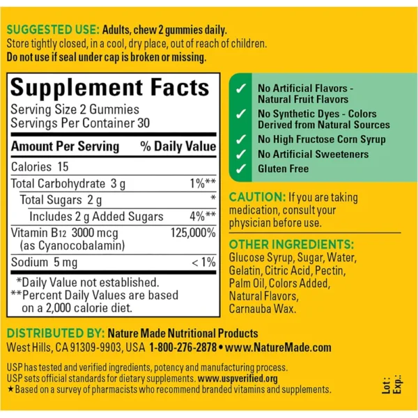 b0bx7gp2hf_7_webp.webp NATURE MADE VITAMINA B12 3000 MCG GOMITAS | 60 UND