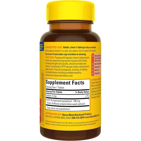 NATURE MADE 5-HTP 100 MG | 30 UND