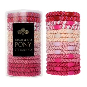 LIGAS PARA CABELLO ESTILO HAALAND THINK PINK