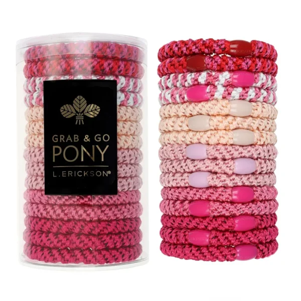 LIGAS PARA CABELLO ESTILO HAALAND THINK PINK
