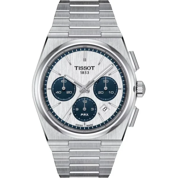 RELOJ TISSOT PRX CRONÓGRAFO AUTOMÁTICO PARA HOMBRE GRIS