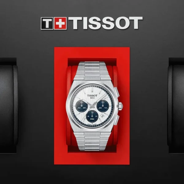 RELOJ TISSOT PRX CRONÓGRAFO AUTOMÁTICO PARA HOMBRE GRIS