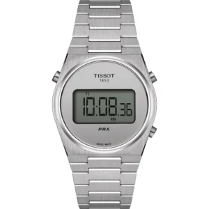RELOJ TISSOT PRX DIGITAL PARA UNISEX SILVER 35 MM