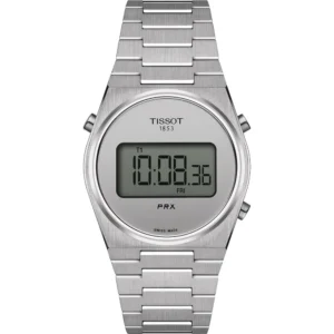 RELOJ TISSOT PRX DIGITAL PARA UNISEX SILVER 40 MM