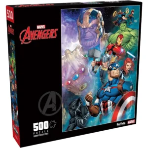 ROMPECABEZAS MARVEL THANOS VS. LOS VENGADORES BUFFALO GAMES 500 PIEZAS