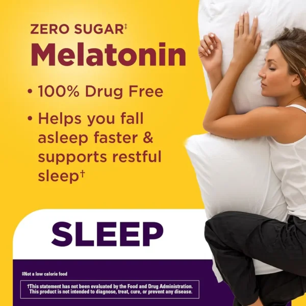 NATURE MADE MELATONINA CERO AZÚCAR 5 MG | 70 UND