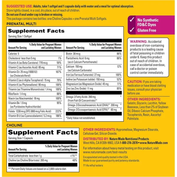 b0ctntbds7_6_webp.webp NATURE MADE PRENATAL + COLINA CAPSULAS| 60 UND