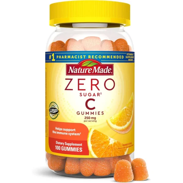 NATURE MADE VITAMINA C CERO AZÚCAR 250 MG | 100 UND