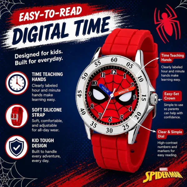b0czf9ddmt_2_webp.webp RELOJ DE MESA SPIDER-MAN PARA NIÑOS