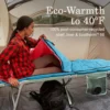 SACO DE DORMIR COLEMAN FLATLANDS PFAS FREE 40° F